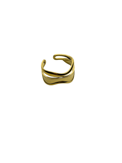 STELLA RING GOLD VERSTELLBAR - wasserfest - Clasthetic